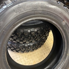 YOKOHAMA MT-14 マカロニフルピン2mm出し スパイクタイヤ MT-14 ADVAN ヨコハマ フルピン　195/65R15 2本プラスサービス1本 フルピンの画像