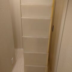 無印良品　ポリプロピレンケース、車輪の画像