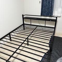 ダブルベッドフレーム説明書つき　　の画像