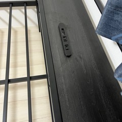 ダブルベッドフレーム説明書つき　　の画像