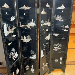 美品　屏風の画像
