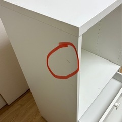 IKEA 子供用 ワードローブ 棚 タンス キッズチェスト 白 の画像