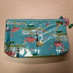 フラミンゴのビニールポーチの画像