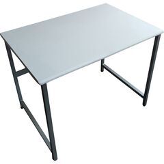 フラットデスク 合成樹脂化粧繊維板（MDF） ホワイト色の画像