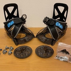 バートン　スノーボード　ビィンディング　キッズ　バック付きセットの画像