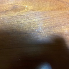 断捨離中　カリモク　テーブル　耐震強度を上げる為カスタマイズしています。　耐震にも耐える設計ダイニングテーブル　の画像