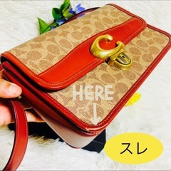 本革✨COACH✨コーチ✨ショルダーバッグ✨ストゥディオ✨シグネチャー✨レザー✨の画像