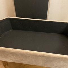 【引取限定】サリュ 脚付き収納スツールの画像