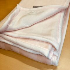 カネボウ アクリル敷毛布（薄いピンク）140×240cmの画像