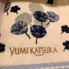 【YUMI KATSURA】タオルギフトセット バスタオル＆ウォッシュタオル 綿100% 新品未使用の画像