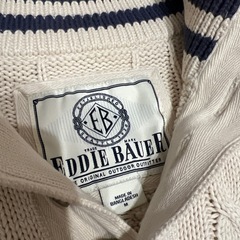 エディーバウアー ケーブルニット セーター 厚手の画像