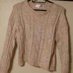 かわいいピンクニット(ほぼ新品)の画像