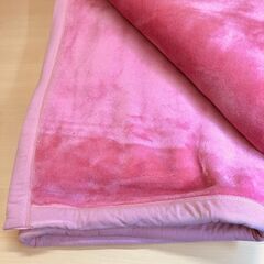 イースター アクリル掛毛布（花柄・ピンク系）140×200cmの画像