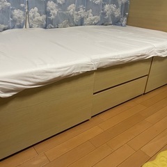 11/28 21:00以降引取りシングルベッドの画像