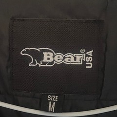 Bear ブラック ダウンコート　ジャケット の画像