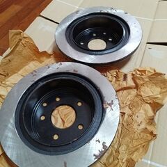 新品未使用品 Astemo 日立 リア ブレーキローター 左右セット V6-181BPの画像