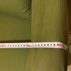 IKEA イケア ソファ 2人掛け グリーン 緑の画像