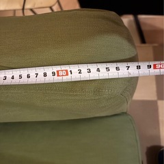IKEA イケア ソファ 2人掛け グリーン 緑の画像