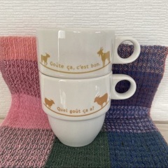 《未使用》ペアマグカップの画像