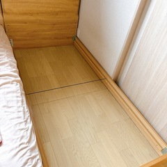 ニトリ　ベッドフレーム　シングルサイズの画像