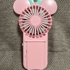 ハンディー扇風機🎀ミニーちゃんの画像