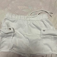 レディース キュロット 白の画像