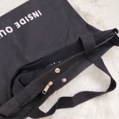 新品　ブラック　トートバッグの画像