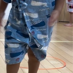 甚平くじら柄2.3歳サイズの画像