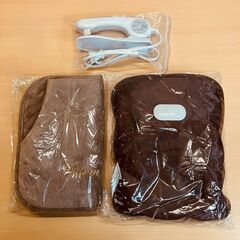 充電式エコ湯たんぽ（柔らかくて暖かいカバー付き）ブラウン・Lサイズ（2023年製）の画像