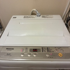 【もらってください】動作問題無し！！パナソニック製全自動洗濯機 NA-F50B12の画像