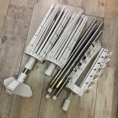 3段　パラソルハンガー　室内物干し　部屋干しの画像