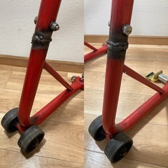 【訳あり】バイクスタンド 改造品 コンパクト仕様 整備・冬期保管などにの画像
