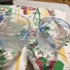 ◆琉球ガラス2点セット◆ベトナム製　代理出品の画像