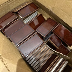 小口平　タイル　ブラウン　ツヤありの画像