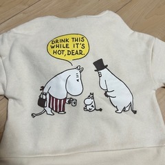 子供服　80サイズ　ムーミン上着の画像