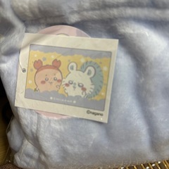 ちいかわ　超BIGマイヤーブランケット（カニちゃん、モモンガ）の画像