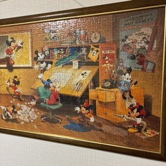 ディズニー　歴代ミッキー  パズル 額縁付きの画像