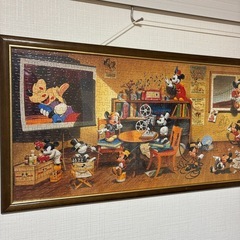 ディズニー　歴代ミッキー  パズル 額縁付きの画像