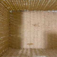 【ニトリ】手編み風収納ボックス4点の画像