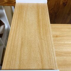 M632 収納付き パソコンデスク 学習デスク ナチュラル 美品の画像