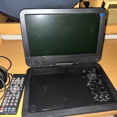 美品✨2021年製 「10.1インチポータブルDVDプレイヤー DVP001-bk」の画像