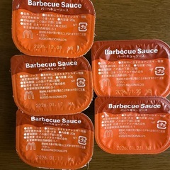 278 : マクドナルドBBQソース10個 ＊ 差し上げます⑅◡̈*⑅◡̈*の画像