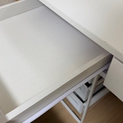 デスク ホワイト ウッド  の画像