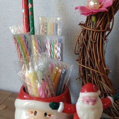 まとめ売り　クリスマスオーナメント　サンタ小物　ローソク　リース　写真立ての画像