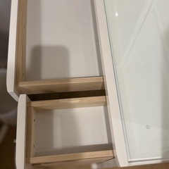 ニトリ　三面鏡ドレッサー　ホワイトの画像