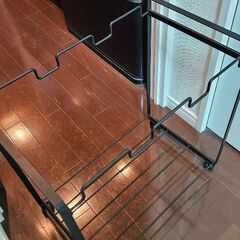 美品✨山崎実業 tower タワー 分別ダストワゴン 3分別 ブラック ゴミ箱の画像