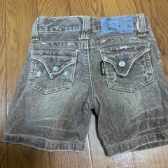 アースマジックのダウンベストとレイアリスの半ズボンの画像