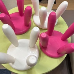 IKEA MAMMUT イケア マンムット 丸テーブル チェア4脚 セットの画像