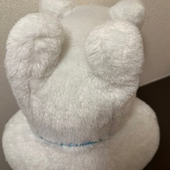 しろのぬいぐるみの画像