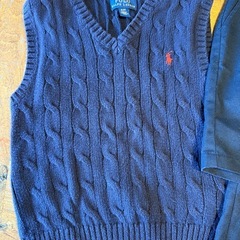 ラルフローレンベスト、ハッピークローバーハーフパンツ120の画像